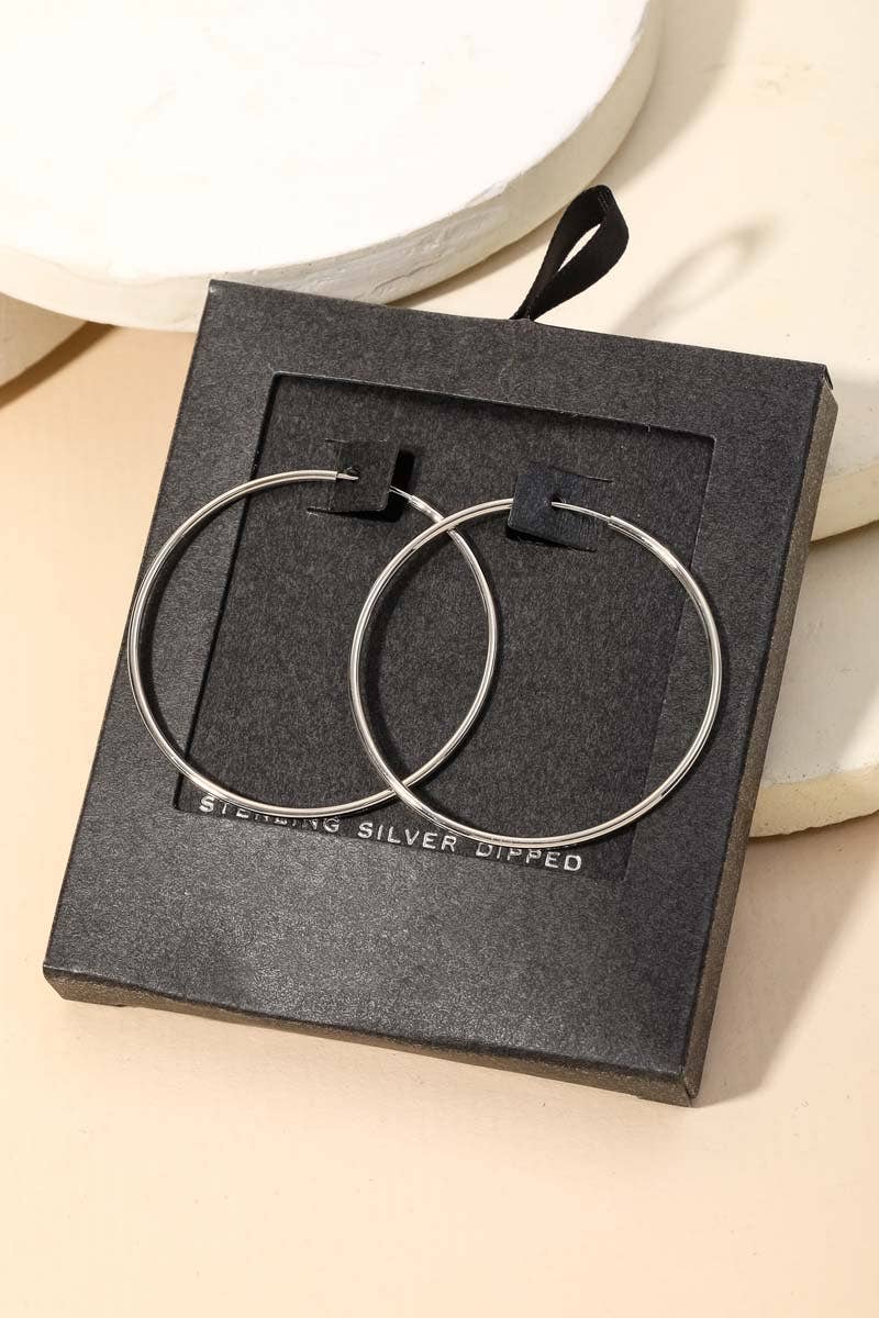 Essential Thin Hoop Earrings