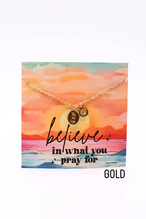 The Be the Light Faith Necklace