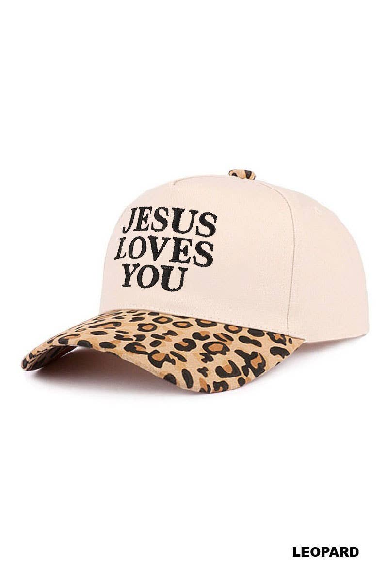 Jesus Loves You Two Tone Cap