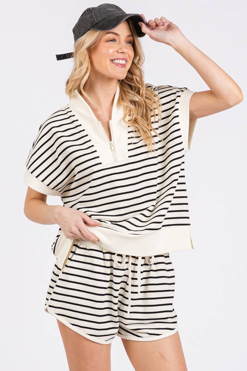 Coastal Cool Striped Lounge Set