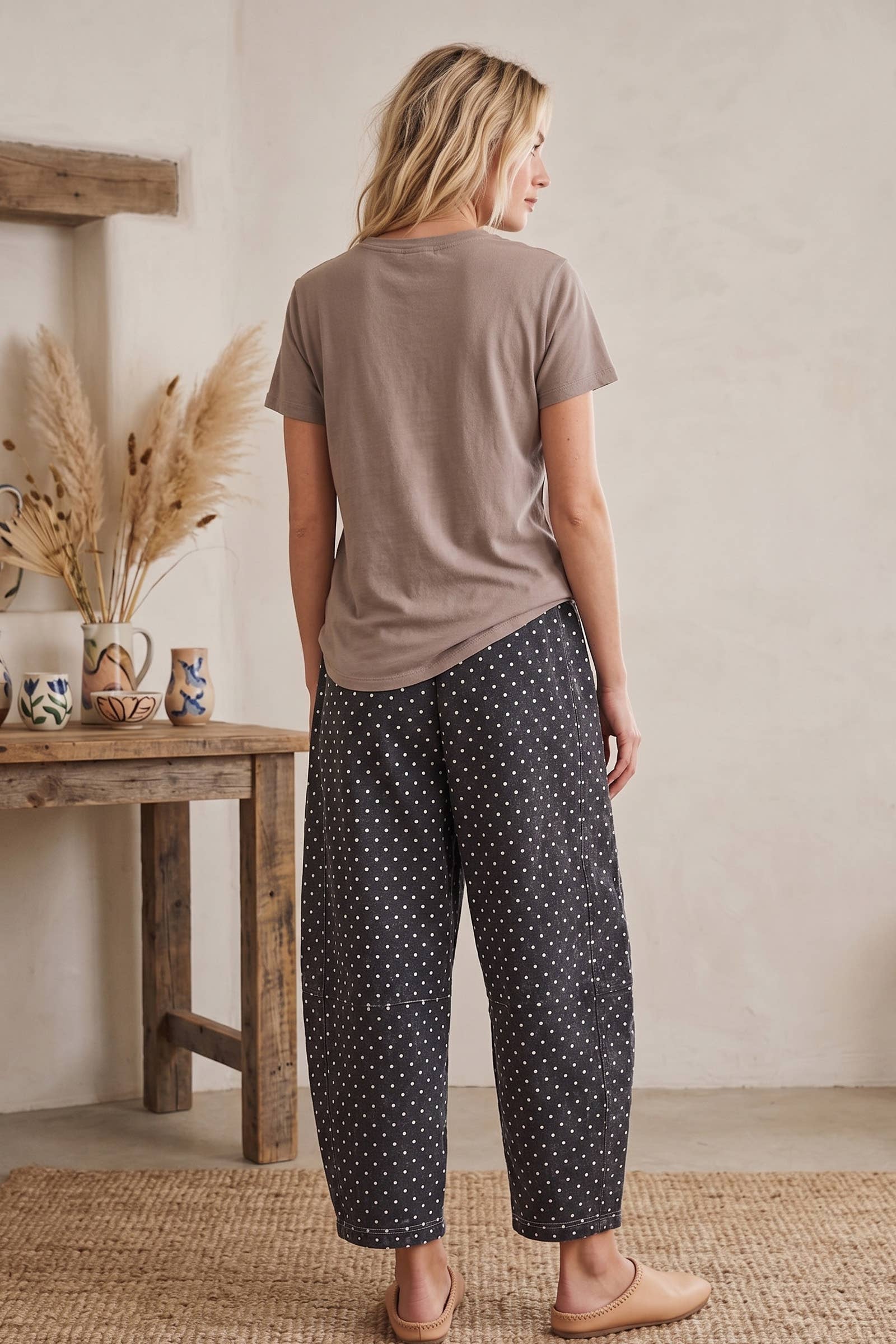 Oversized Scuba Barrel Lounge Pants