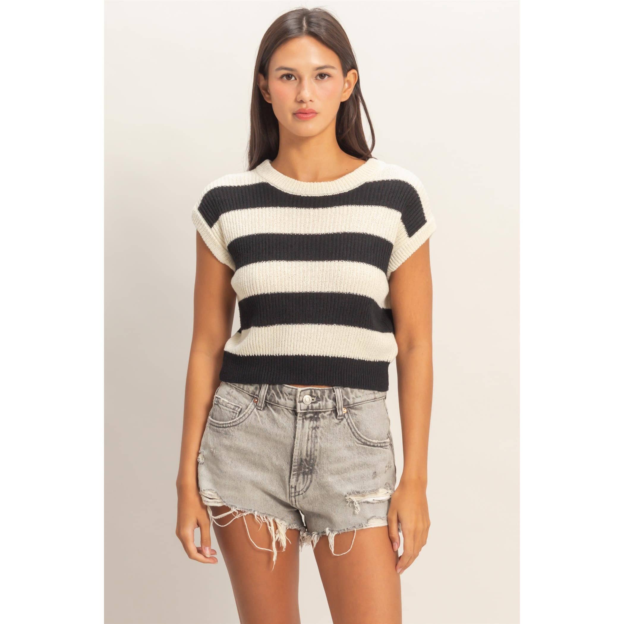 The Coastal Stripe Knit Top