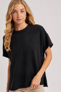 Crew Neck Knit Tee