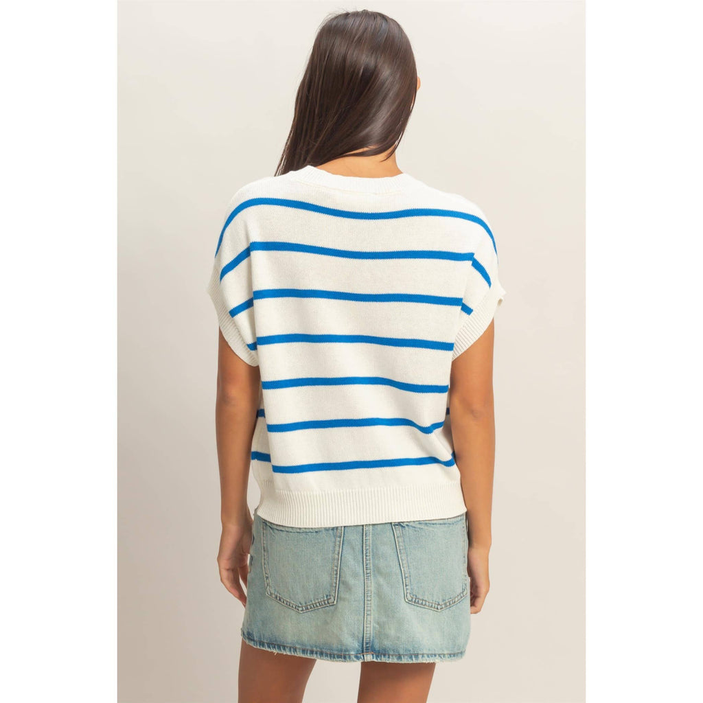 Striped Knit Top