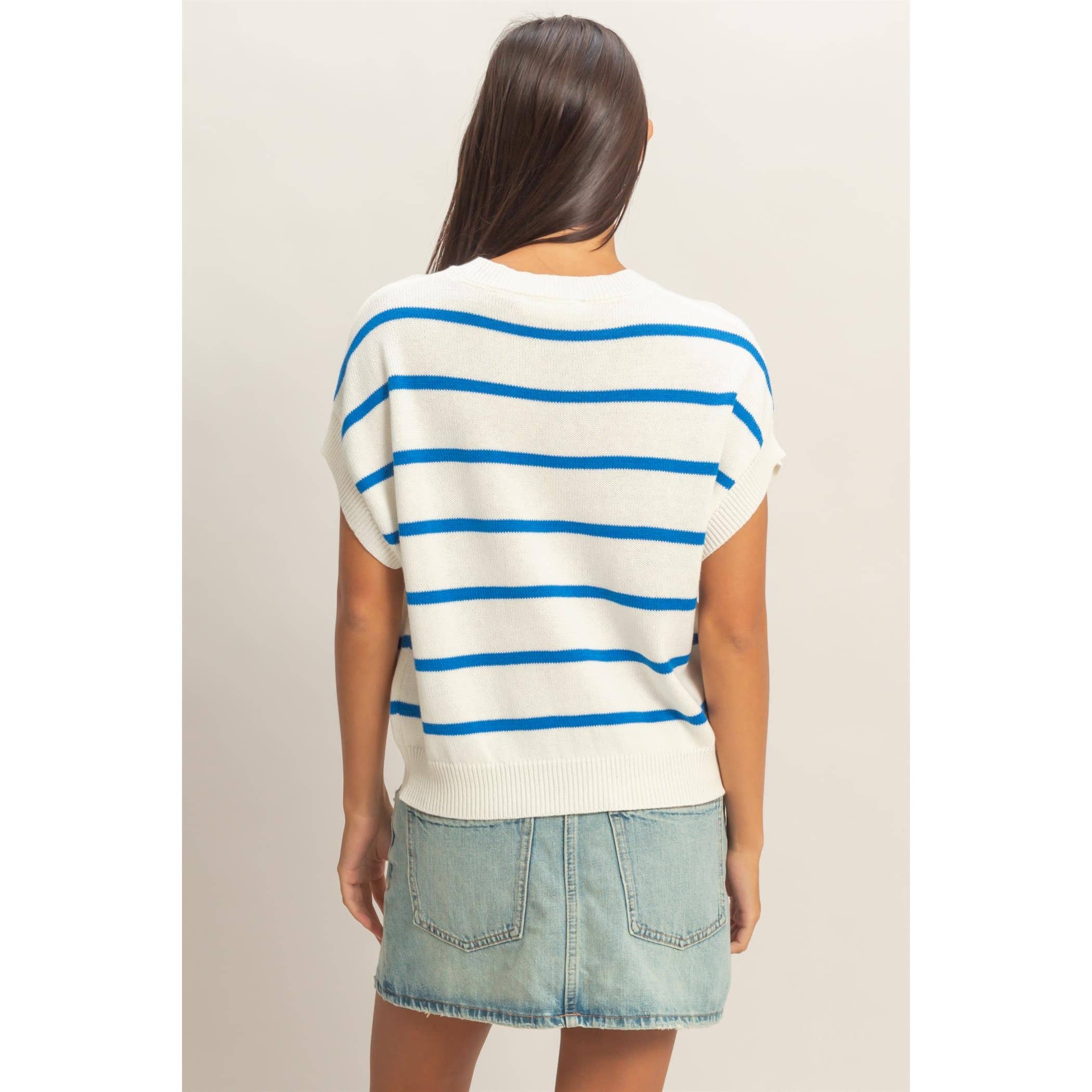 Striped Knit Top