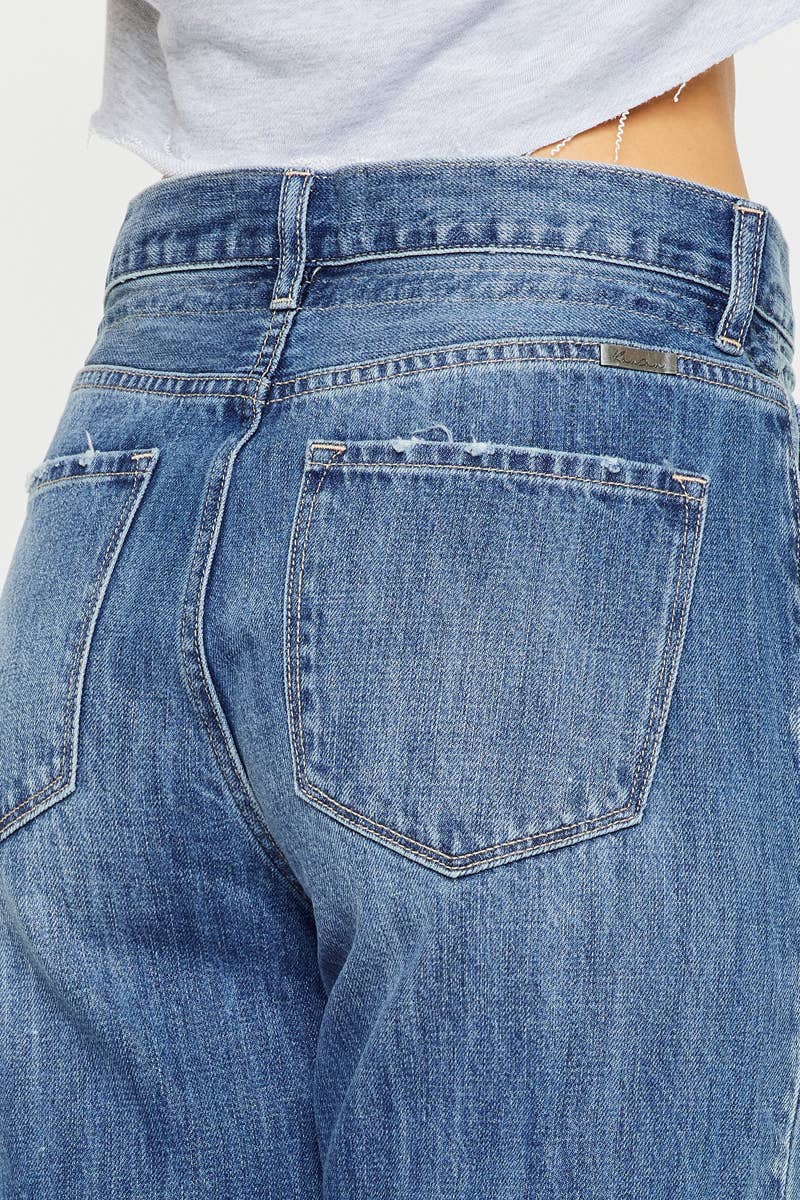 The Weekend Slouch Drawstring Jeans KanCan