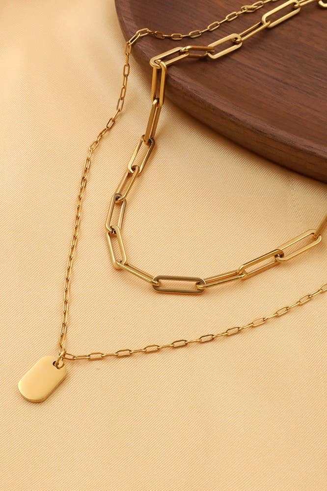 The Linked In Love Layered Necklace