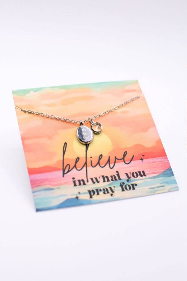 The Be the Light Faith Necklace