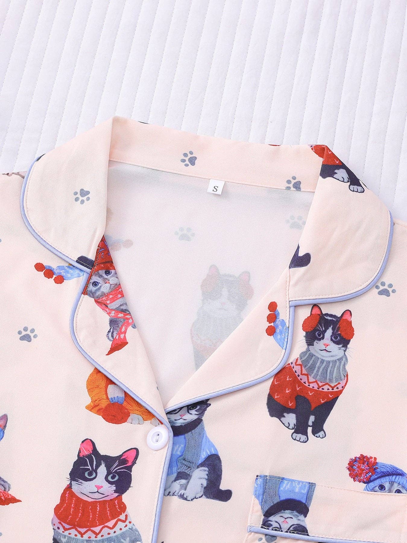 Cozy Cat Pajama Lounge Set