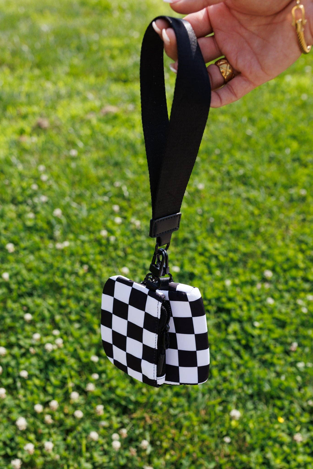The Checkmate Dual Pouch Wristlet