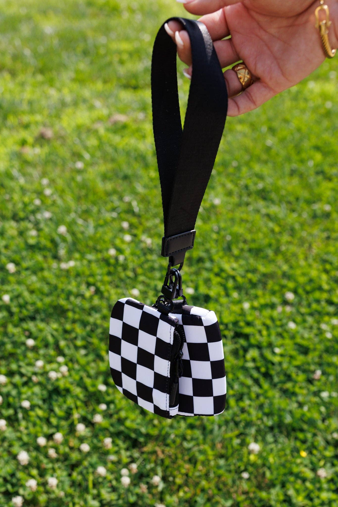 The Checkmate Dual Pouch Wristlet