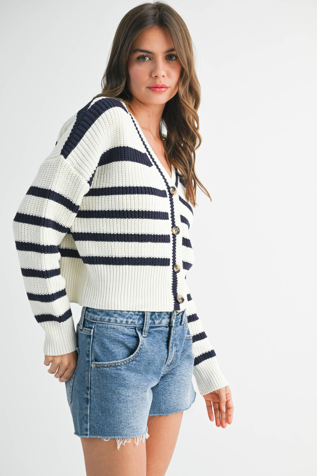 Striped Cardigan