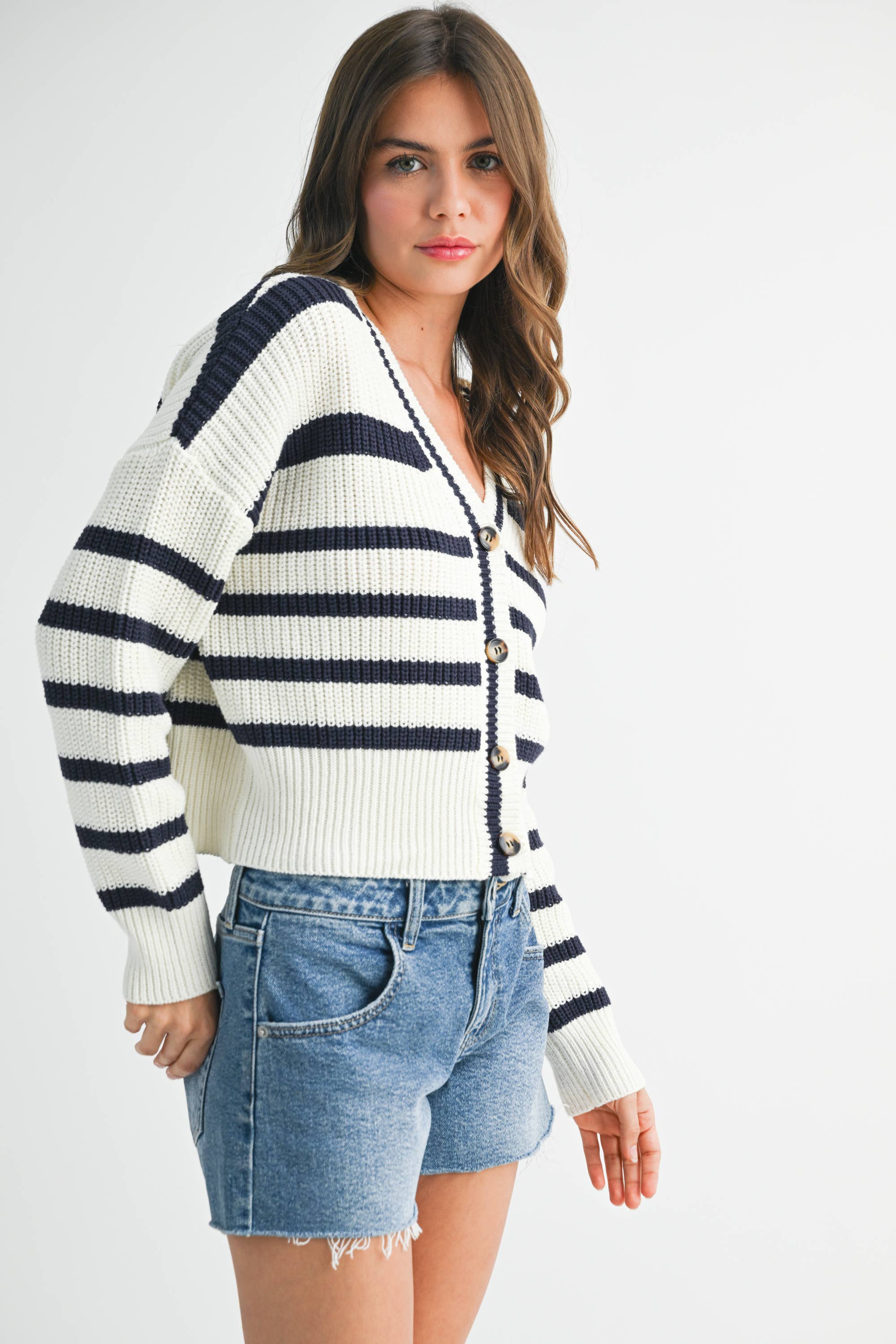 Striped Cardigan